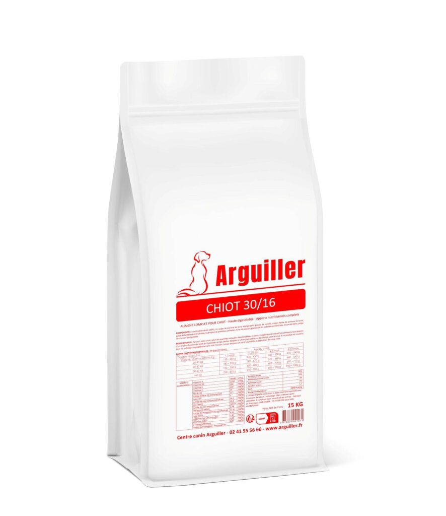 Sac de croquette chiot